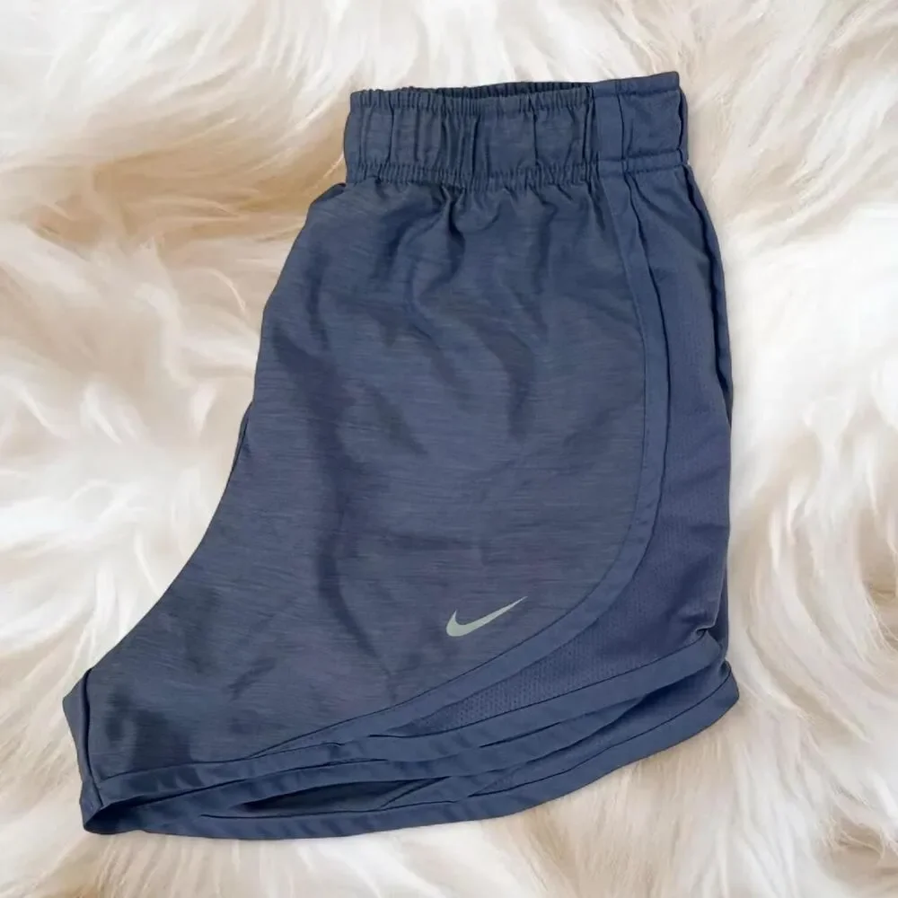 Nike Running Tempo 3in Dri-fit shorts in purple/blue - Size XS
